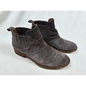 Sofft Bellis Womens Gray Suede Ankle Boots Size 8.5M